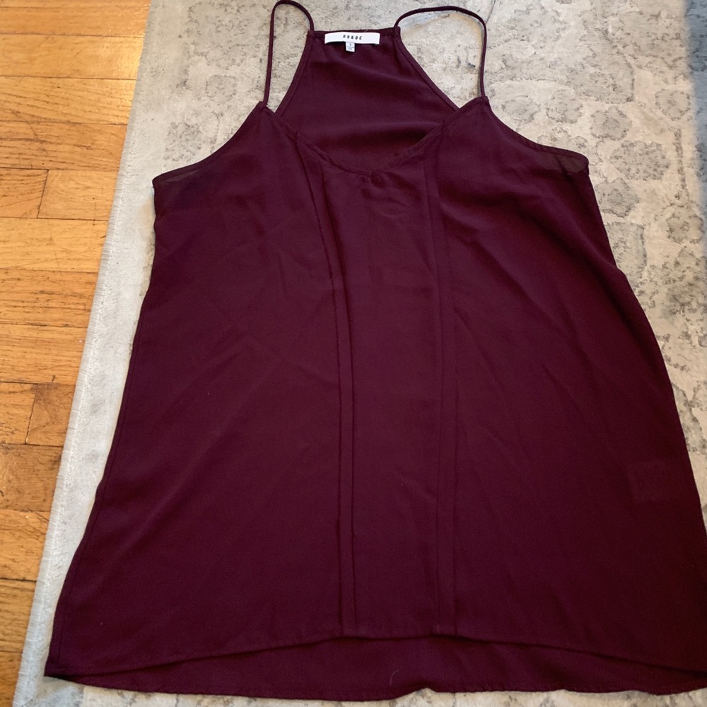 Ro & De purple tank top
